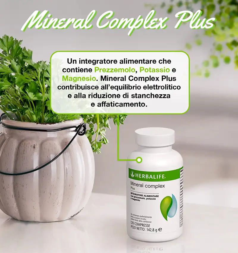 Mineral Complex Plus Herbalife Magnesio e Potassio Integratore